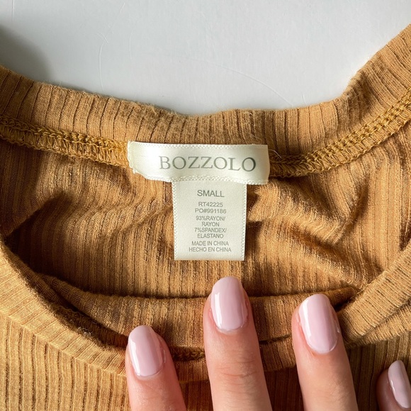 Yellow Ribbed Top - Picture 2 of 3